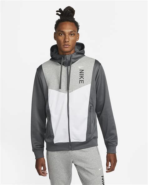 nike kapuzenjacke hybrid bb hoody dunkelgrau/schwarz|Nike Sportswear Hybrid Men's Full.